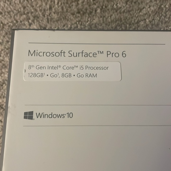Microsoft Surface Pro 6 Laptop - Picture 10 of 10